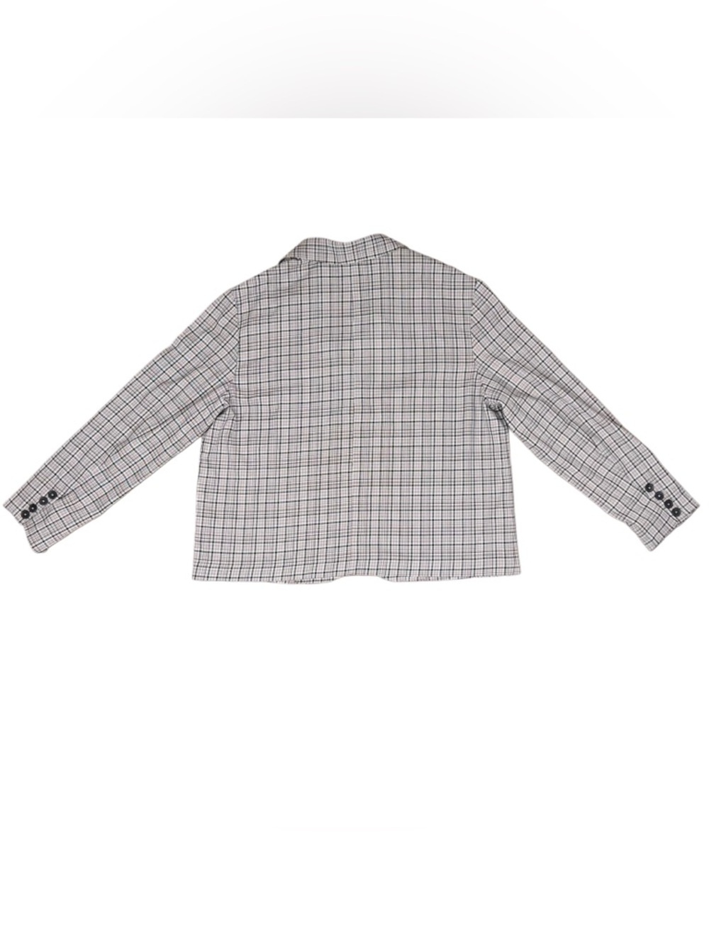 Free People We The Free Cali Plaid Blazer Jacket XL Oversized Preppy - Picture 3 of 9